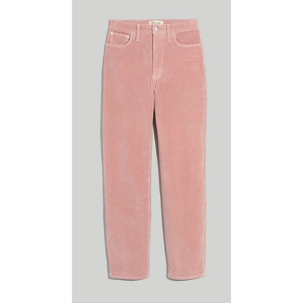 Madewell Pink Straight Leg Pants